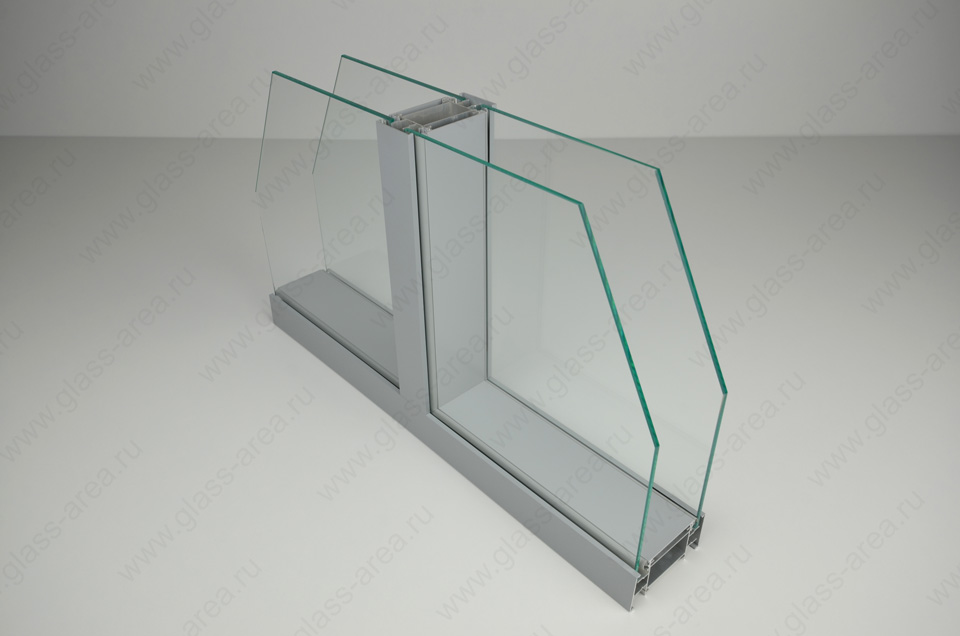 Толщина офисной перегородки 76 мм Офисная перегородка GlassArea